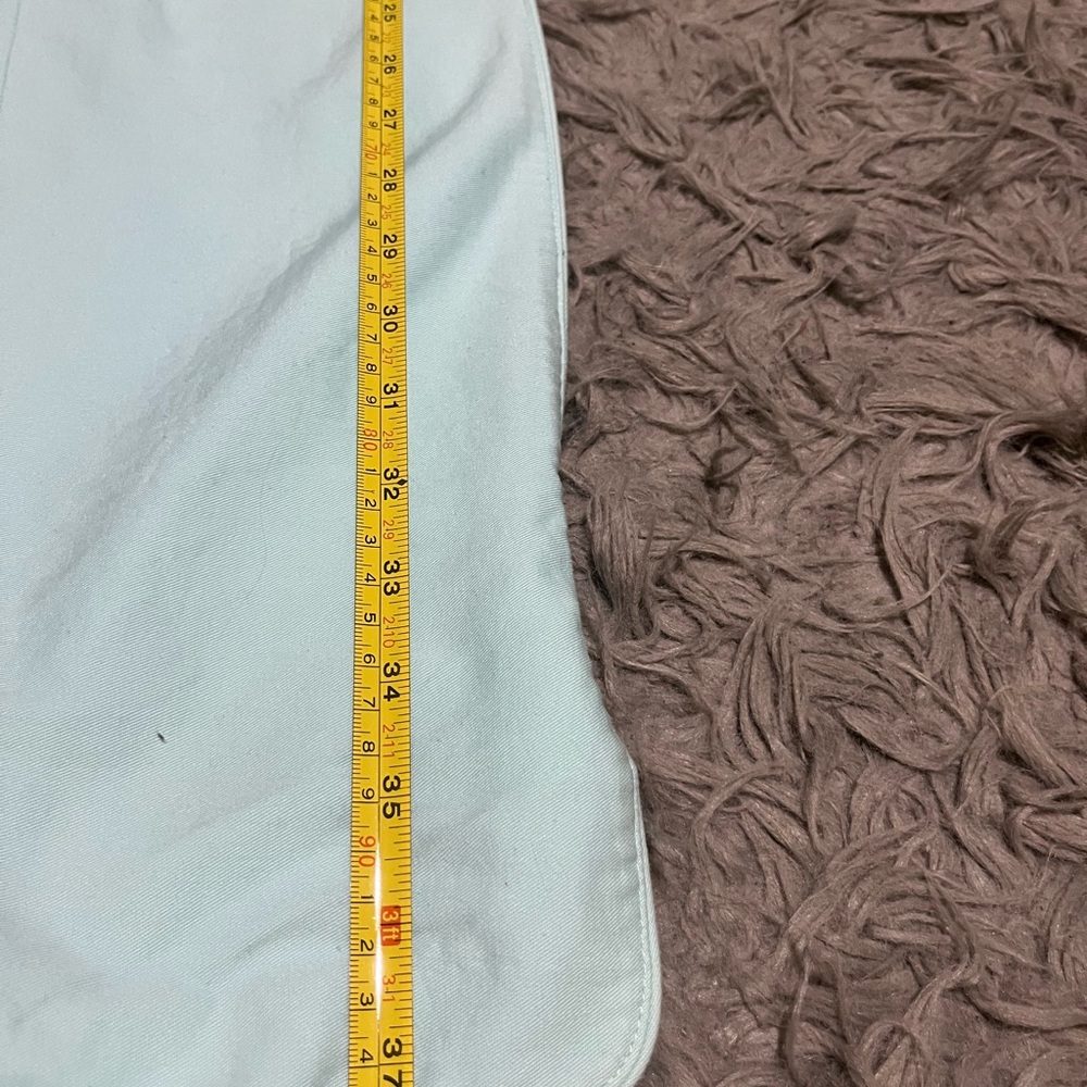 Ivanka Trump Aqua Blue pants with gold buttons